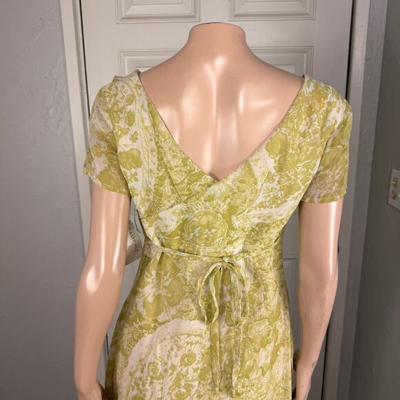 Y2K 90s Vintage Dress Women's Rampage Party Mini Floral 7 Rayon NOS C3-23 - Picture 5 of 8